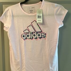 Adidas Kids' Drip Logo Jersey Graphic T-Shirt (Big Kid) L (14)